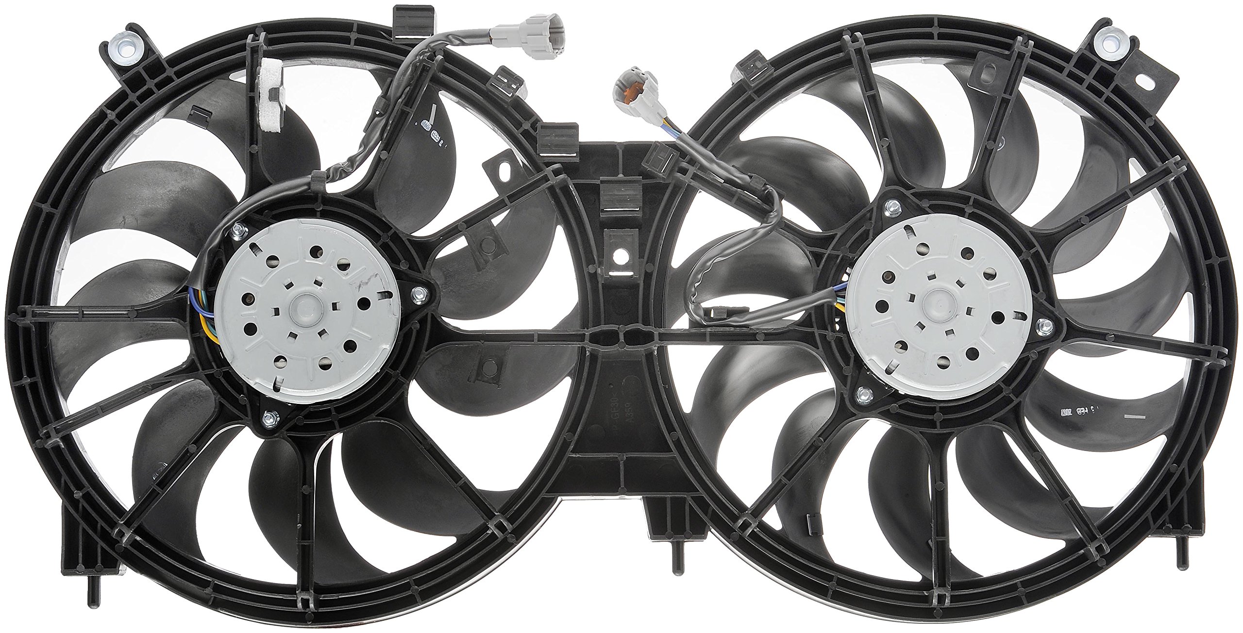 Dorman 621-394 Engine Cooling Fan Assembly Replacement for Nissan Altima, Maxima, Rogue, Sentra - OEM Fit & Performance - Perfect for Overheating Prevention & Summer Driving