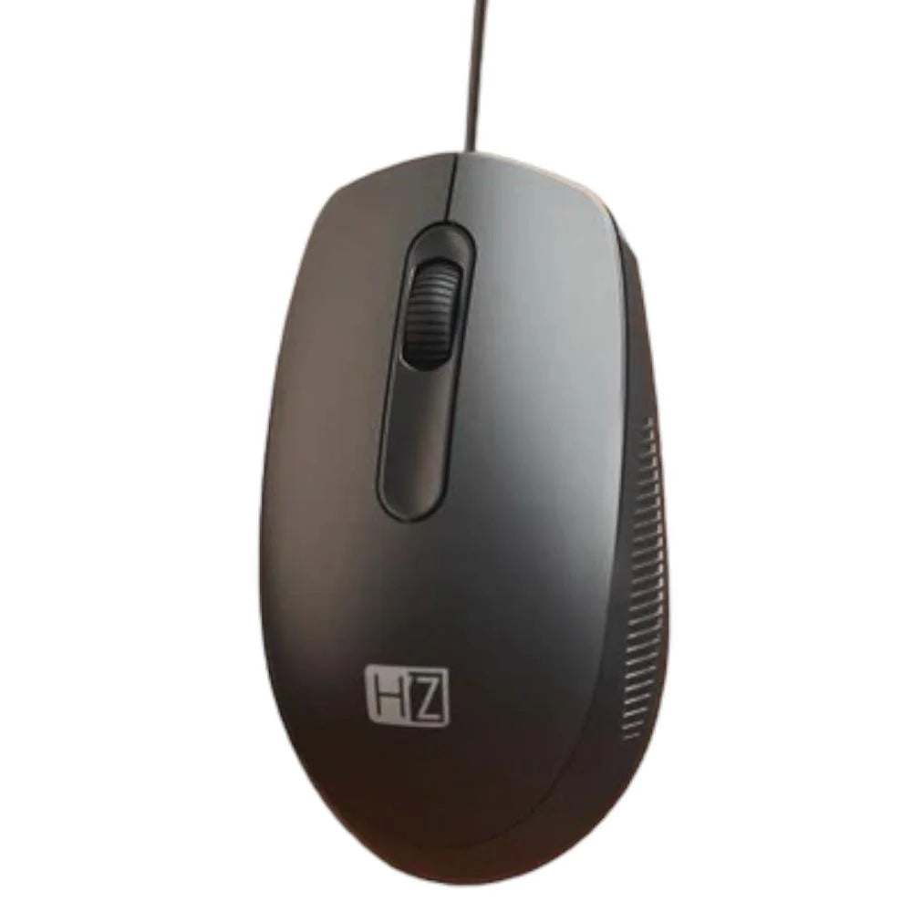 Heatz Wired USB Computer Mouse - Ergonomic Optical Gaming Mouse with 6 Buttons, 2400 DPI for PC, Laptop, Desktop - Perfect for Office Work, Gaming & Home Use