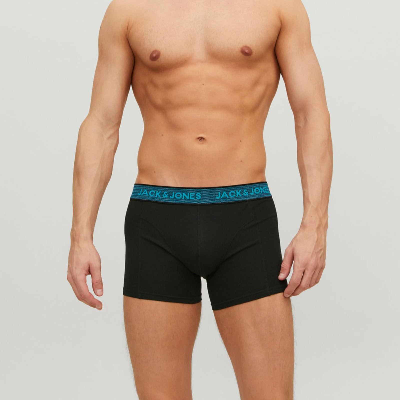 JACK & JONES Men's 3-Pack Casual Shorts - Comfortable Summer Short Pants for Gym, Beach, and Everyday Wear