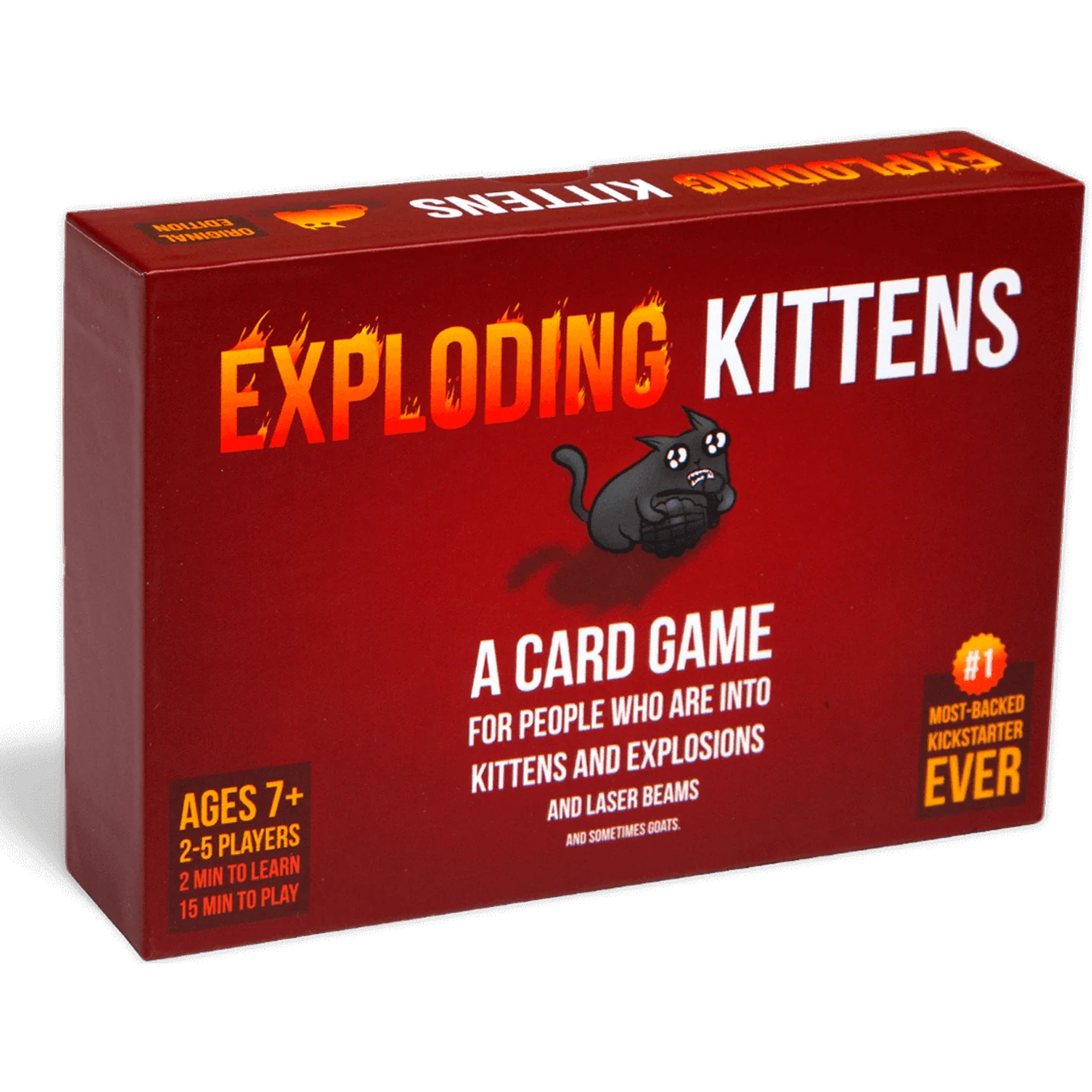 Exploding Kittens Card Game - Fun Family Party Game for Adults & Kids - Perfect for Game Nights, Travel, and Gifts