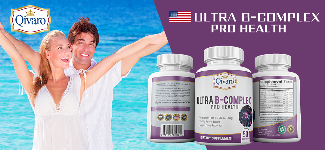 Ultra B Complex Supplement - High Potency Vitamin B12, B6 & B1 for Energy, Metabolism & Stress Relief - Supports Immune & Nervous System Health - Ideal for Daily Wellness & Active Lifestyles