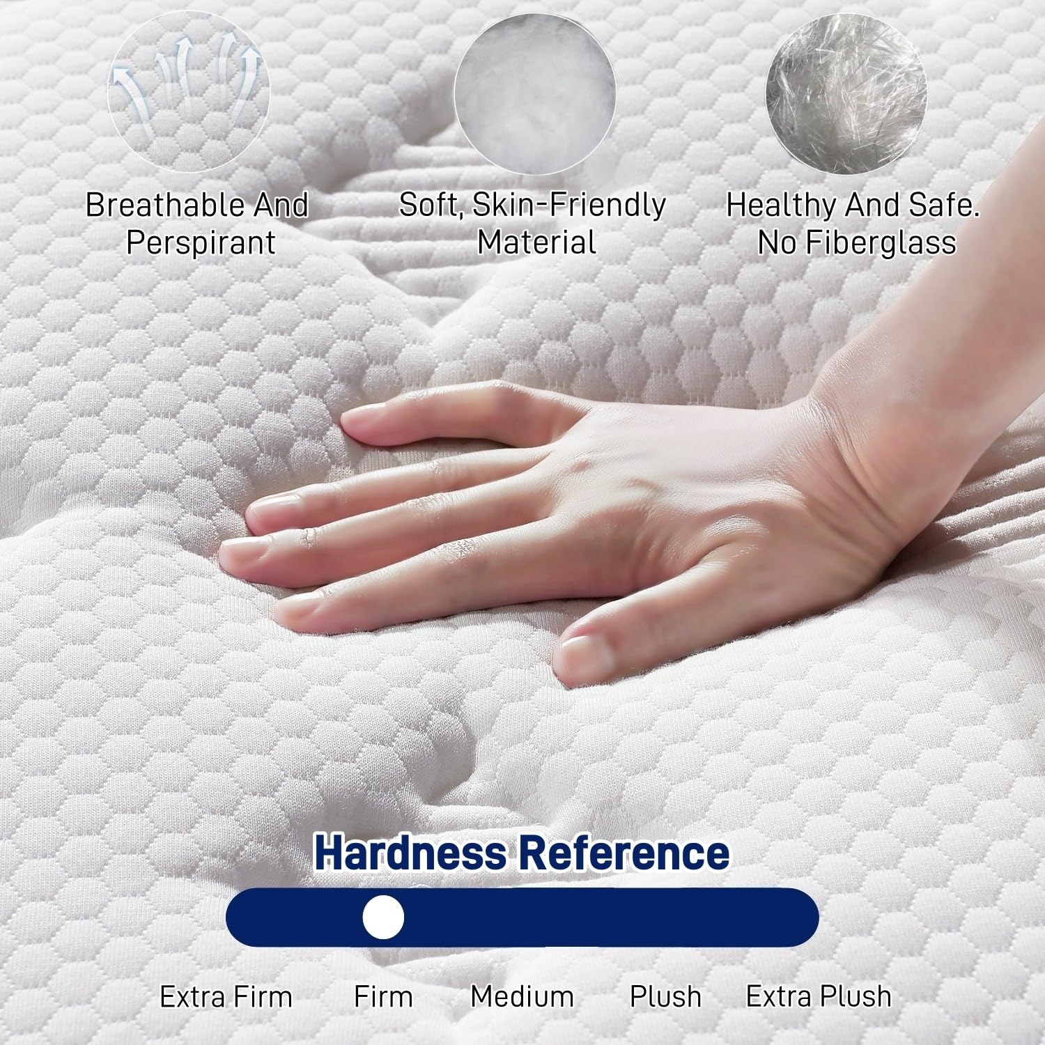 12 Inch Full Size Hybrid Mattress in a Box - Gel Memory Foam & Pocket Springs for Pressure Relief, Back Pain Support & Edge Reinforcement | Ideal for Side Sleepers, Couples & Guest Rooms