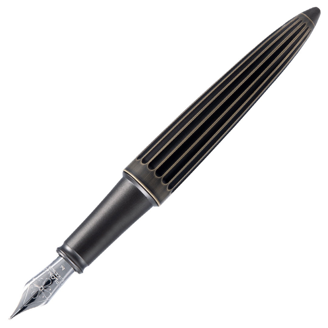 Diplomat Aero Oxyd Brass Fountain Pen - Premium Writing Instrument for Professionals & Collectors - Perfect for Office, Gifts & Calligraphy
