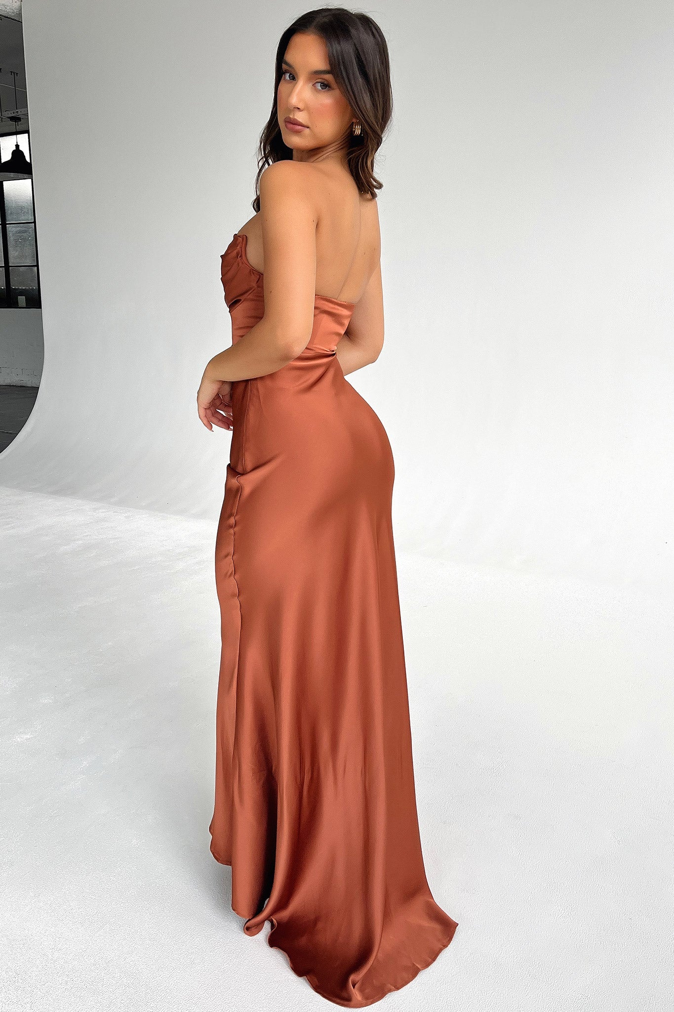 Lola Maxi Dress in Rust - Flowy Boho Summer Dress for Women | Perfect for Beach Vacations, Date Nights & Casual Outings