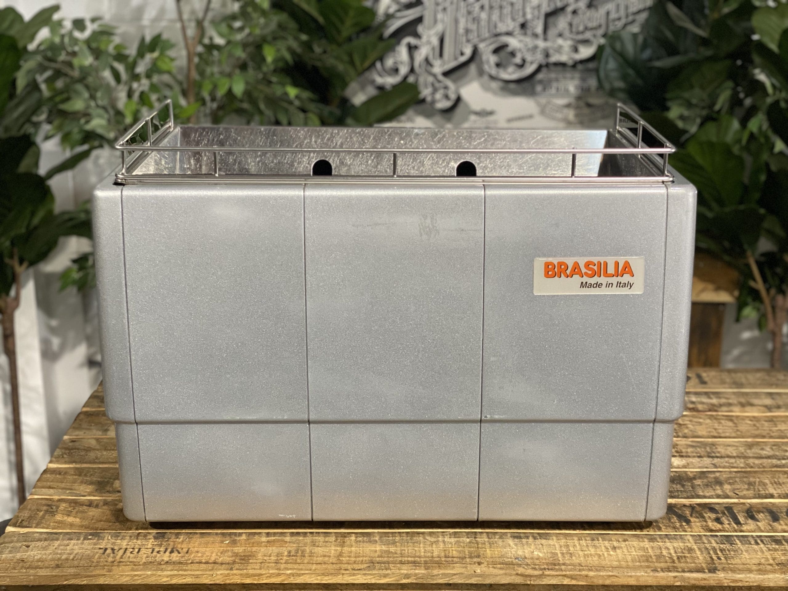 Brasilia REST Digit 2 Group Commercial Espresso Machine - Professional Grey Coffee Maker for Cafes, Restaurants & Coffee Shops