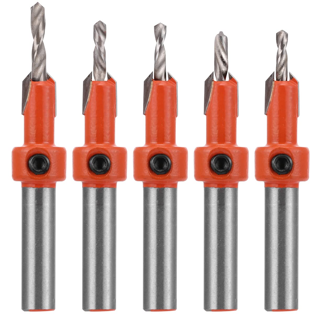 5pcs Countersink Drill Bits for Woodworking & Metal - Perfect for DIY Projects