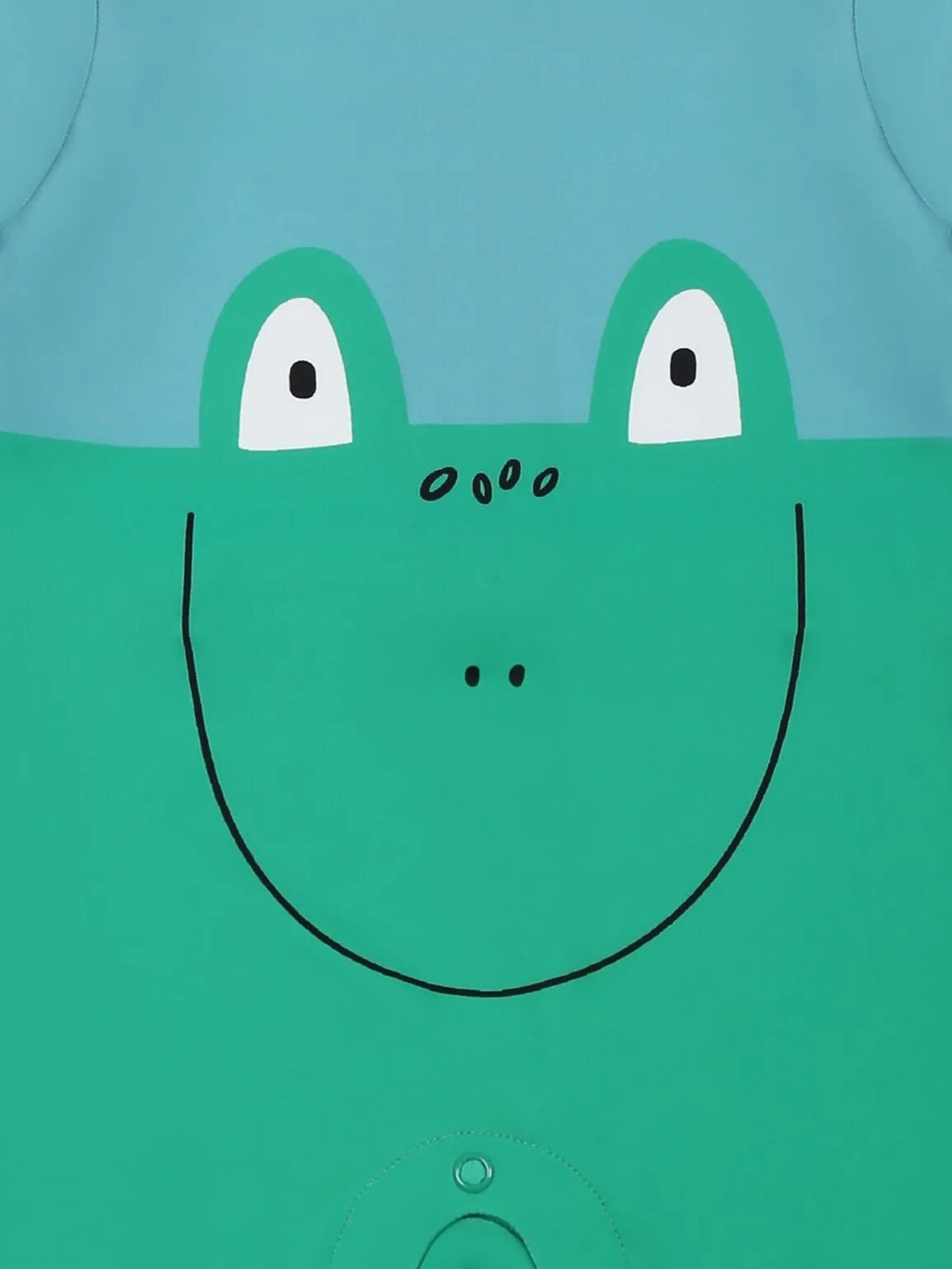 Green Baby Boys Frog All-In-One Swimsuit - UV Protection Swimwear for Toddler Pool, Beach & Water Play
