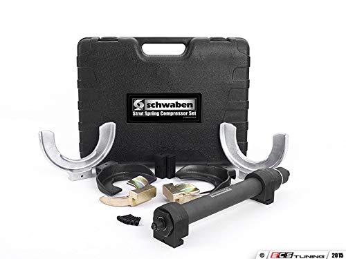 Schwaben Strut Spring Compressor Set 013845sch01A - Professional Auto Suspension Repair Tool Kit for DIY Mechanics & Car Enthusiasts - Perfect for Replacing Shocks, Struts & Coil Springs on Most Vehicles
