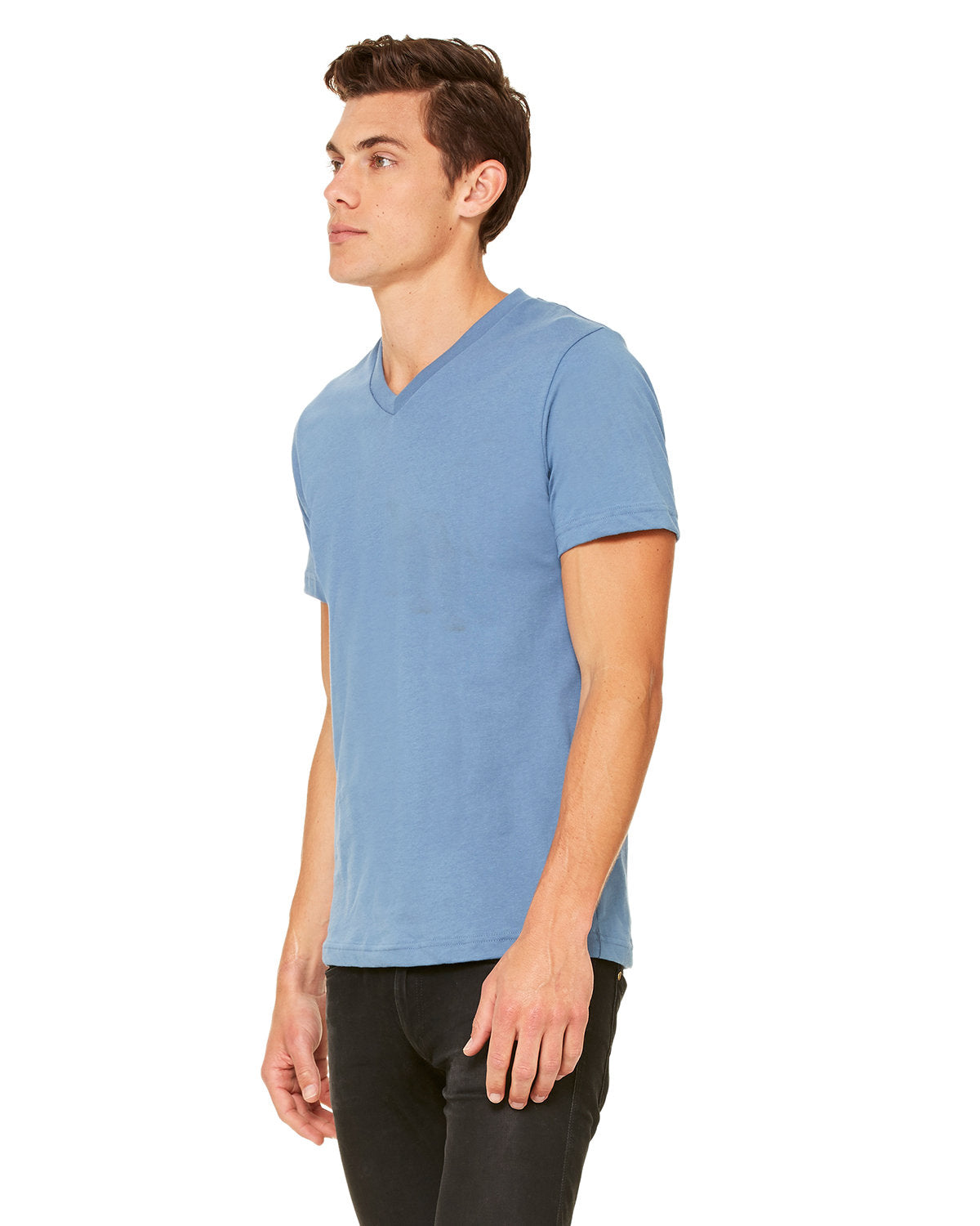 Bella + Canvas 3005 Unisex Jersey Short Sleeve V-Neck T-Shirt - Soft Cotton Tee for Men & Women - Perfect for Casual Wear, Screen Printing, and Everyday Outfits