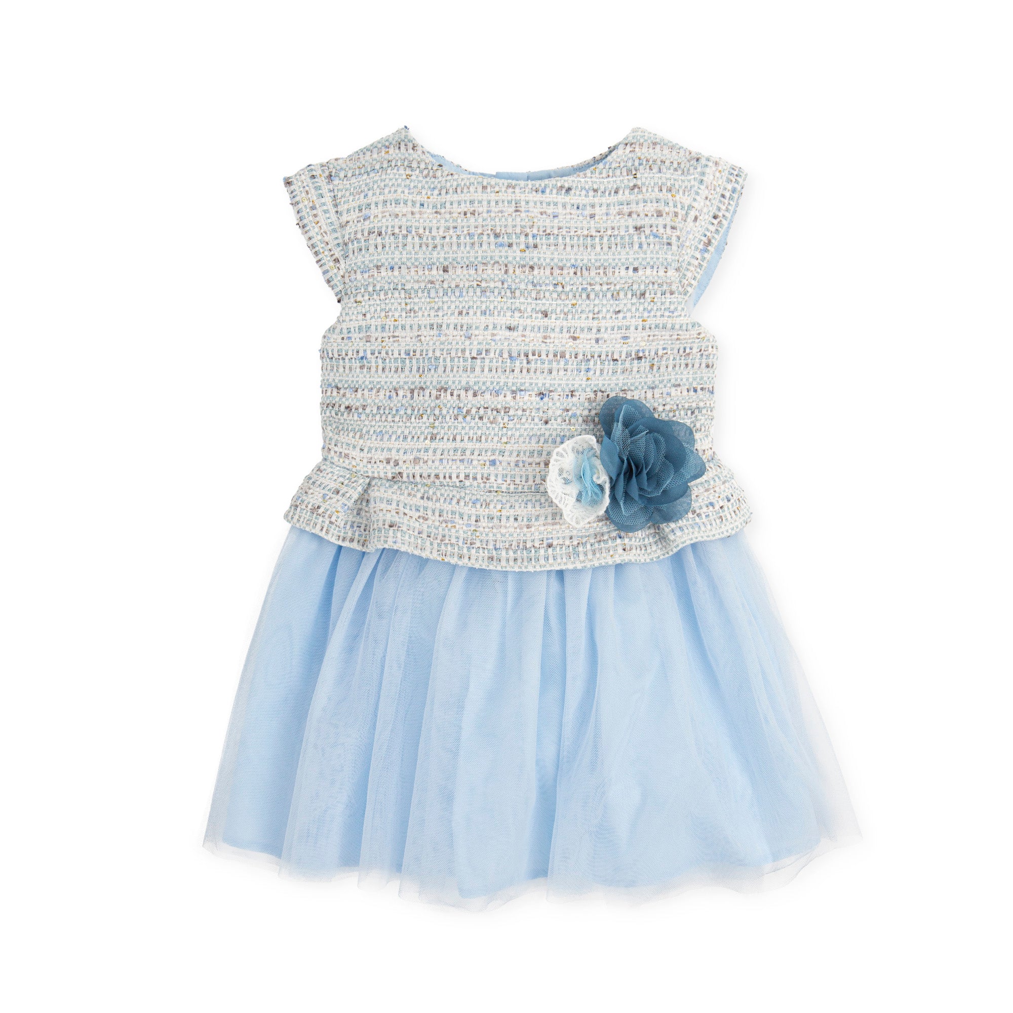 Tiffany Blue Ceramic Dress for Girls - Elegant Tea Party & Special Occasion Outfit