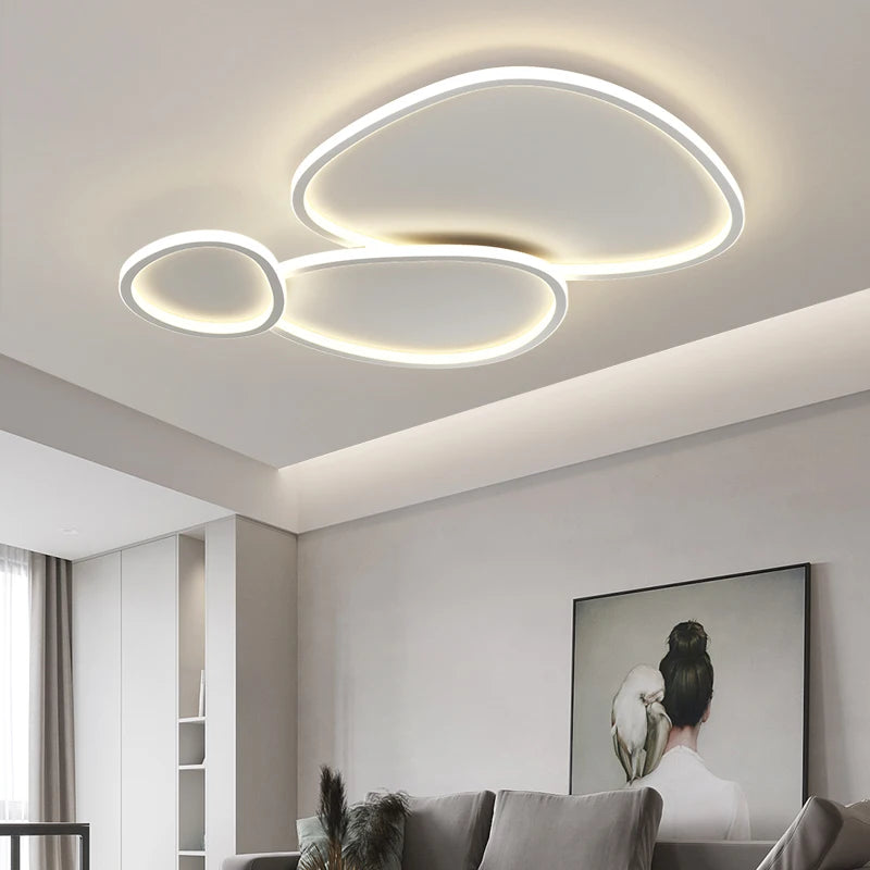 Nelis Modern Smart LED Flush Mount Ceiling Light - Dimmable, WiFi & Voice Control Compatible with Alexa & Google Home - Perfect for Bedroom, Living Room & Kitchen Lighting