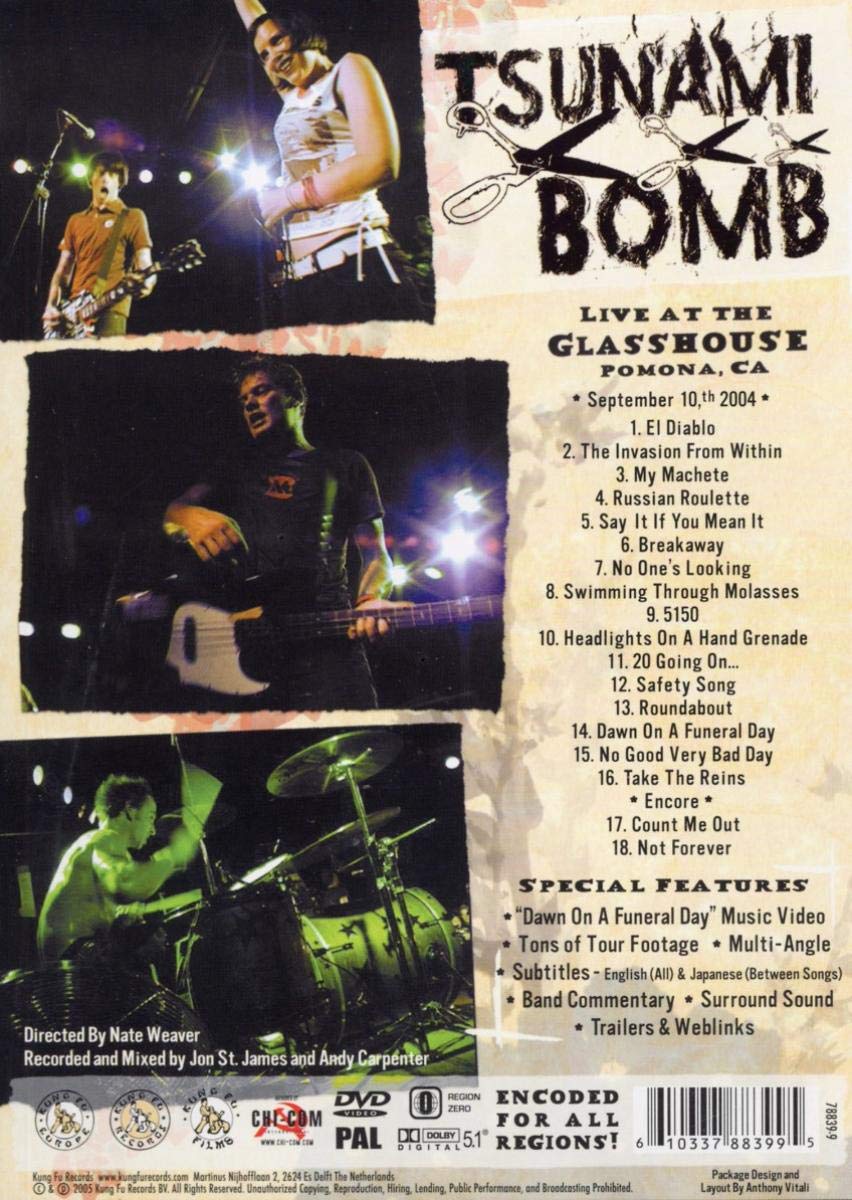 Tsunami Bomb Live at the Glass House - Punk Rock Concert Album | Best for Punk Music Lovers & Concert Collectors | Perfect for Road Trips, Workout Playlists & Music Parties
