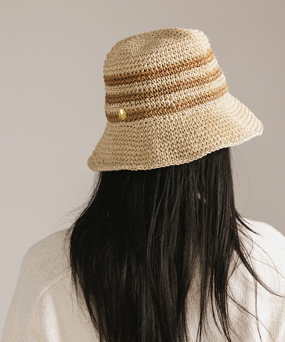 Crochet Packable Bucket Hat for Women - Breathable Summer Sun Hat with Wide Brim - Perfect for Beach, Travel, and Outdoor Activities