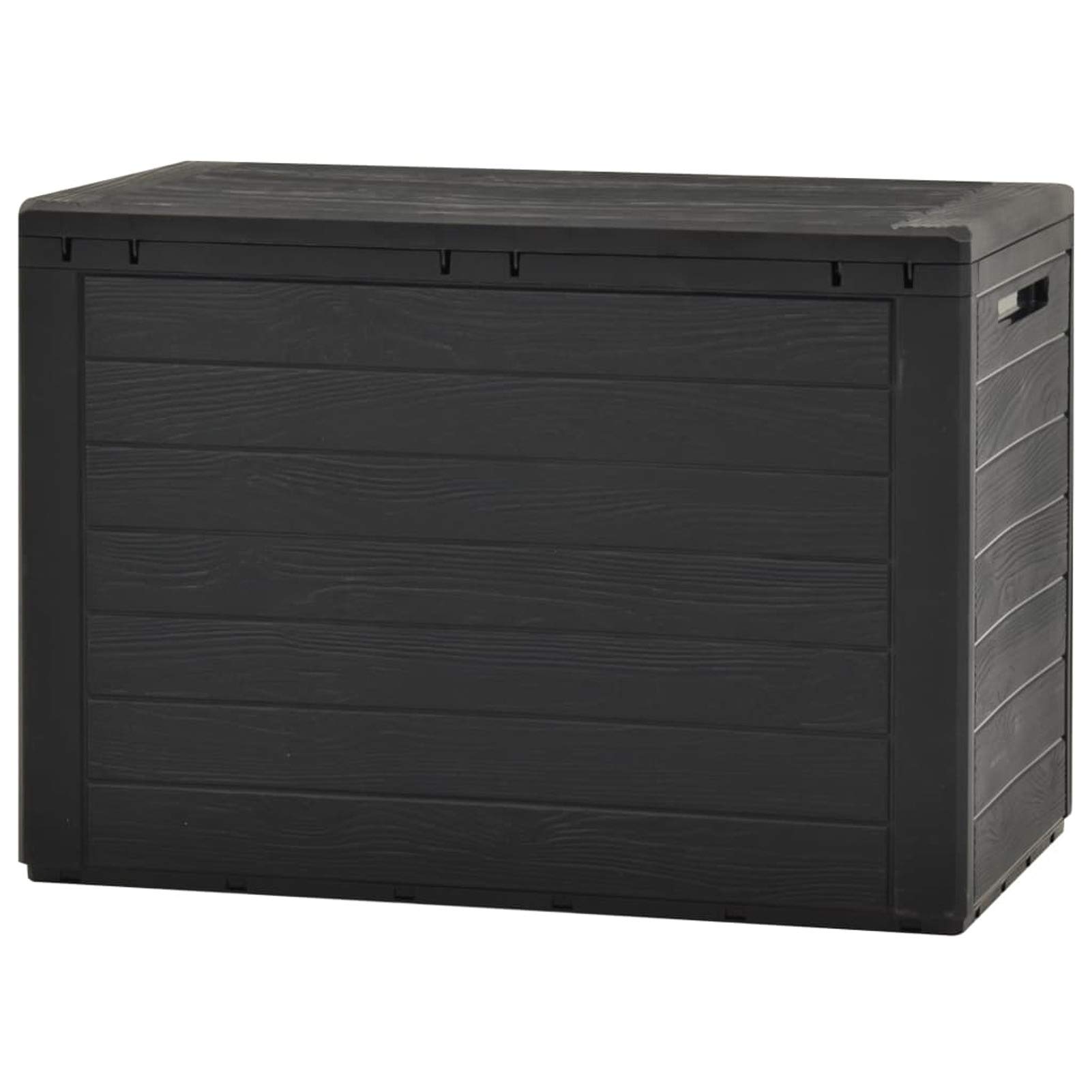 Tidyard 50.2 Gal Outdoor Storage Box - Waterproof Deck Box with Lockable Lid for Garden Tools, Pool Toys & Patio Furniture - 38.7 x 17.3 x 21.7 Inches - Perfect for Backyard, Lawn, Poolside & Outdoor Organization