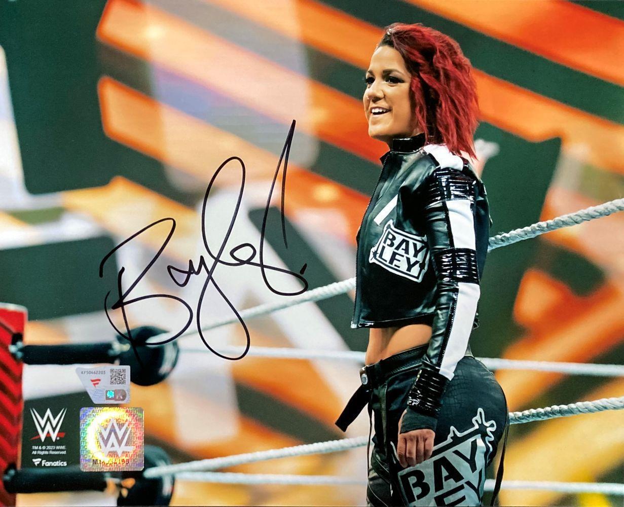 Bayley Signed 8x10 WWE Photo - Authentic Autographed Wrestling Memorabilia - Perfect for Collectors, Fans, and Home Decor