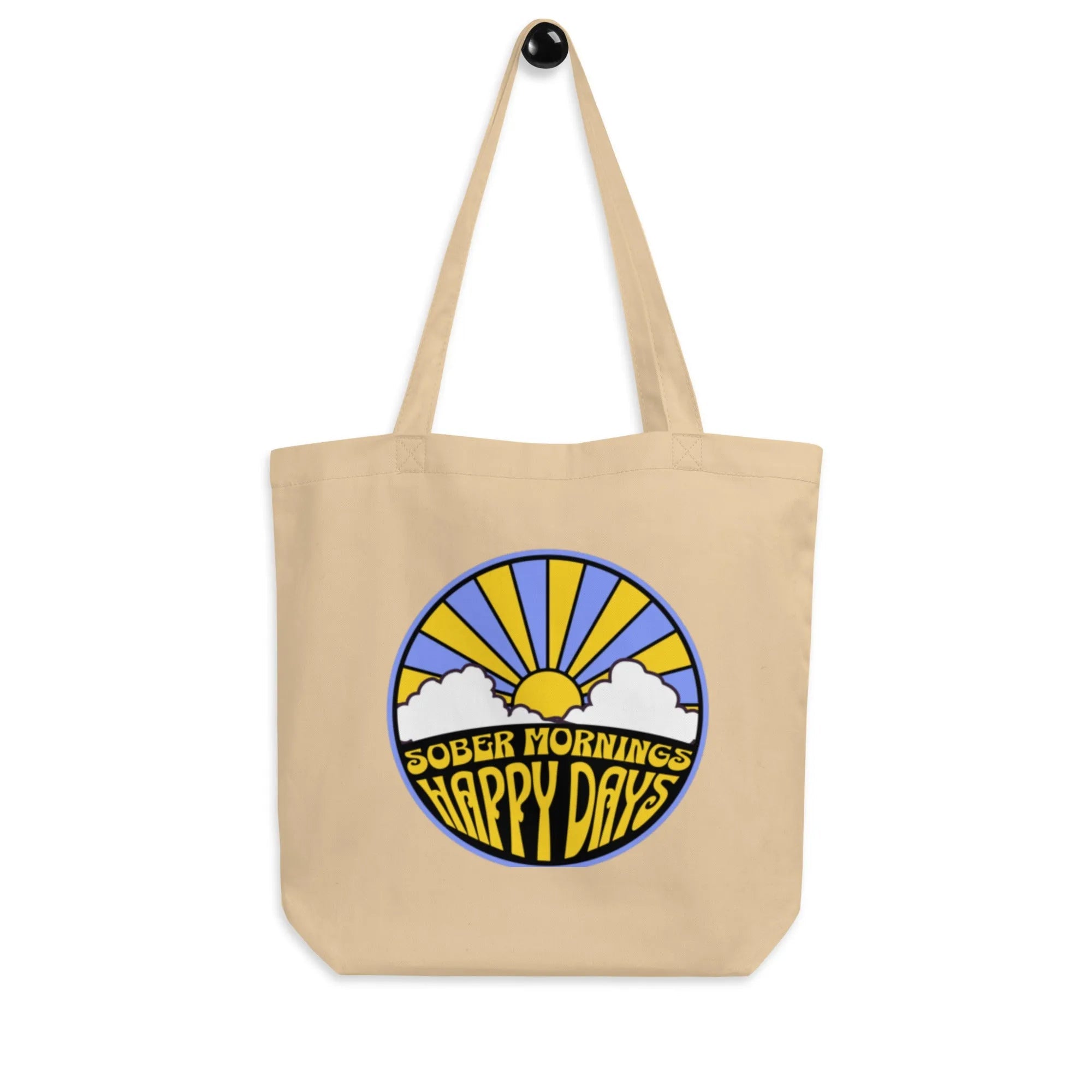 Eco-Friendly Tote Bag for Hangover-Free Mornings | Sustainable Reusable Shopping Bag | Perfect for Groceries, Beach & Work Commute