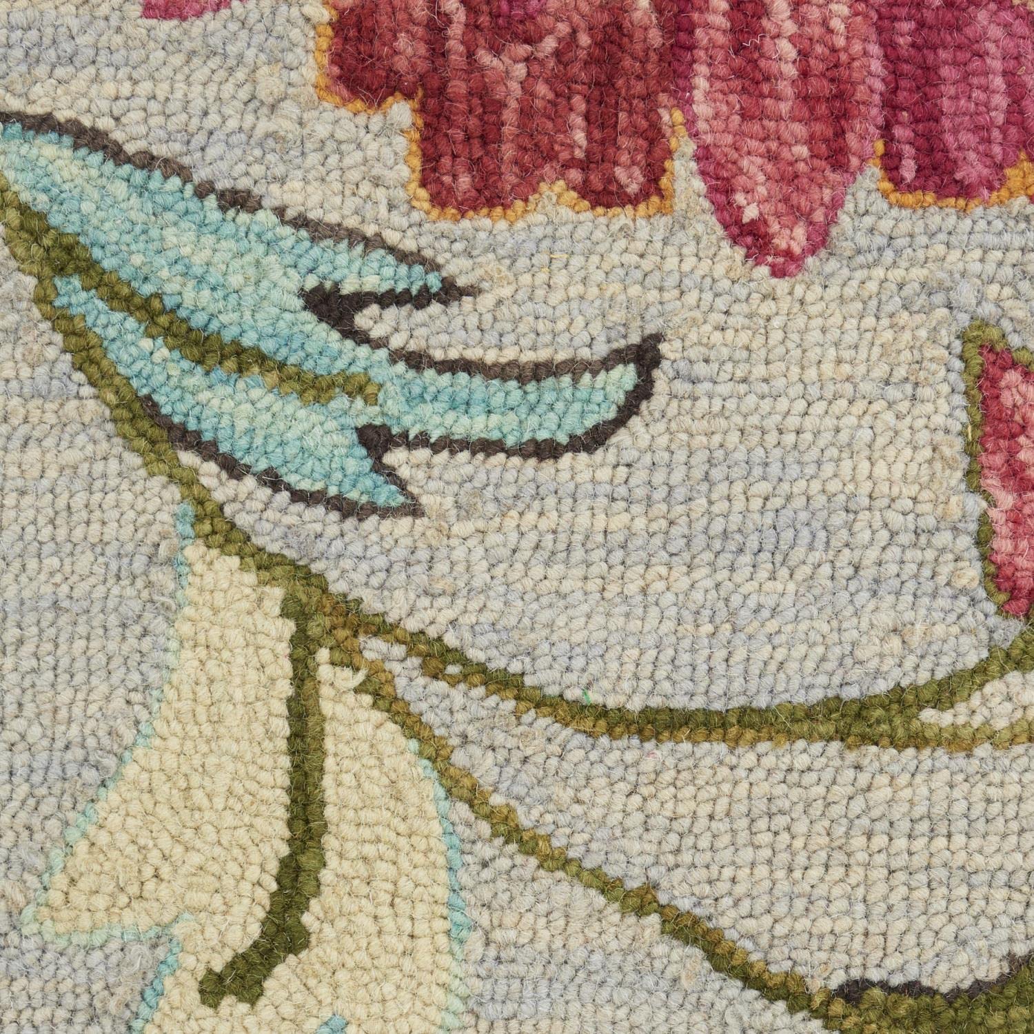 Nourison Bahari Floral Grey/Multi 8' x 10' Area Rug - Easy Cleaning, Non-Shedding, Stain Resistant for Bedroom, Living Room, Dining Room & Kitchen | Perfect for Home Decor, Family Gatherings & Pet-Friendly Spaces (8x10)