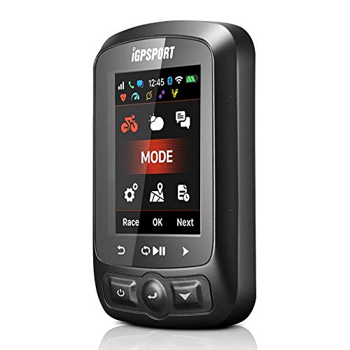 iGPSPORT iGS620 ANT+ Wireless GPS Cycling Computer - Heart Rate Monitor & Sensor Compatible, SMS/Call Alerts, IPX7 Waterproof, Map Navigation - Perfect for Road Biking, Mountain Cycling & Fitness Tracking