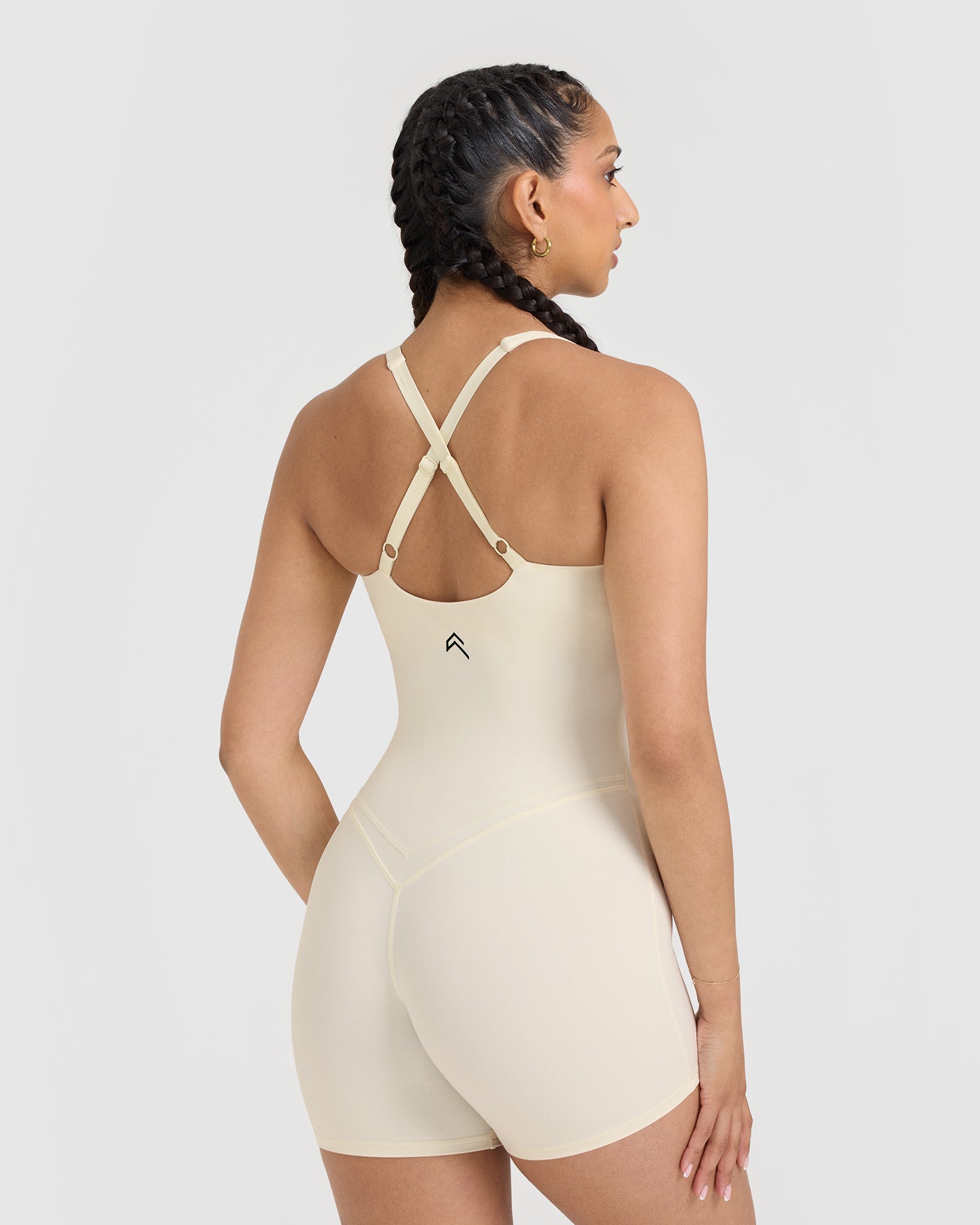 Unified Cross Back All In One 5 | Seamless Shapewear Bodysuit for Women | Slimming Tummy Control | Off White | Perfect for Everyday Wear & Special Occasions