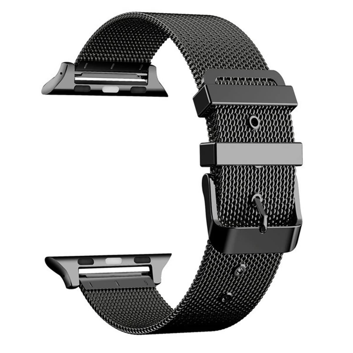LYXLOVERI Stainless Steel Mesh Watch Band for Apple Watch 38mm 40mm 41mm 42mm 44mm 45mm 49mm - Compatible with iWatch Series 8/7/6/5/4/3/2/1/SE - Adjustable Metal Buckle Strap for Men & Women - Perfect for Work, Gym & Everyday Wear