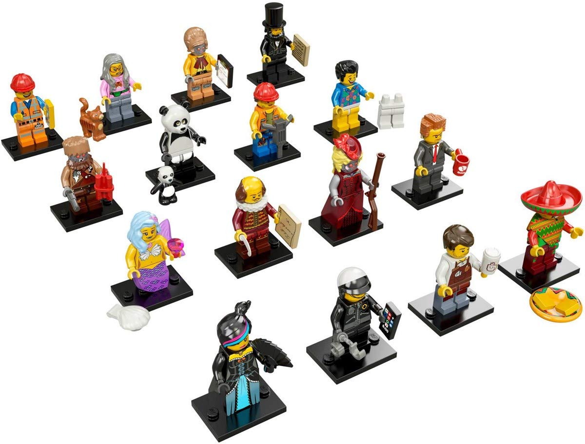 71004 LEGO Minifigures Series 12 The LEGO Movie - Complete Set of 16 Collectible Minifigures for Display, Play & Gift Giving - Perfect for LEGO Fans, Collectors & Movie Enthusiasts
