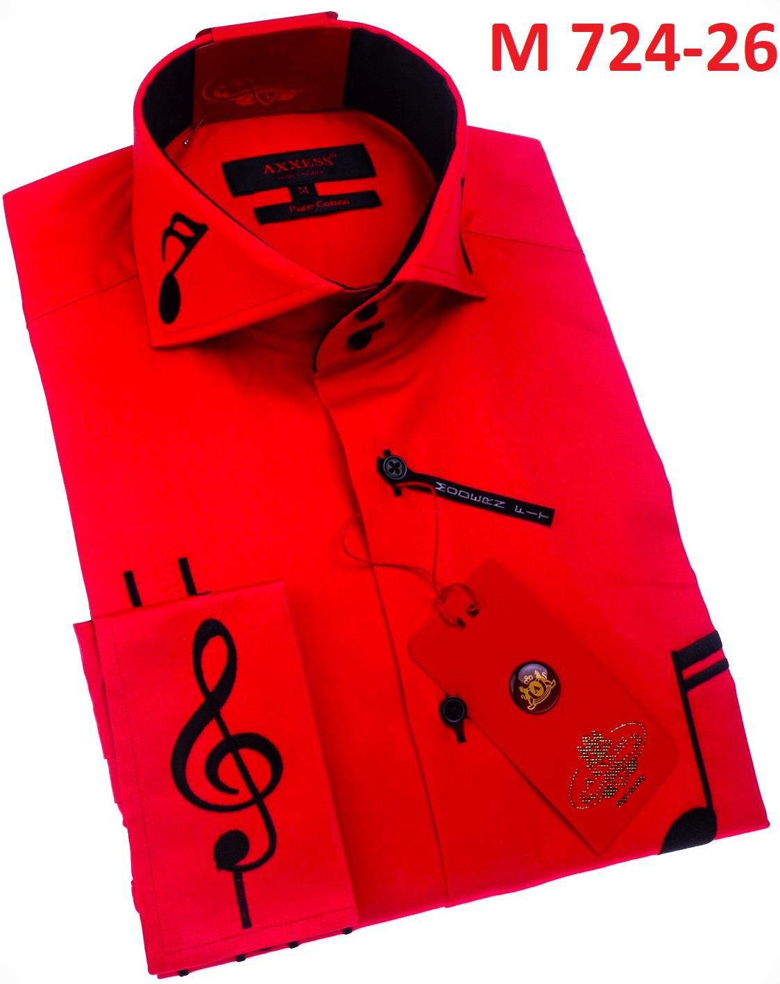 Axxess Modern Fit Shirt 724 26 - Premium Comfort Stretch Dress Shirt for Men | Business Casual & Office Wear