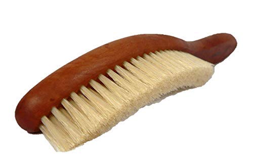 Valentino Garemi Boar Hair Hat Brush - Remove Stains & Pet Hair - for Hats & Caps Care