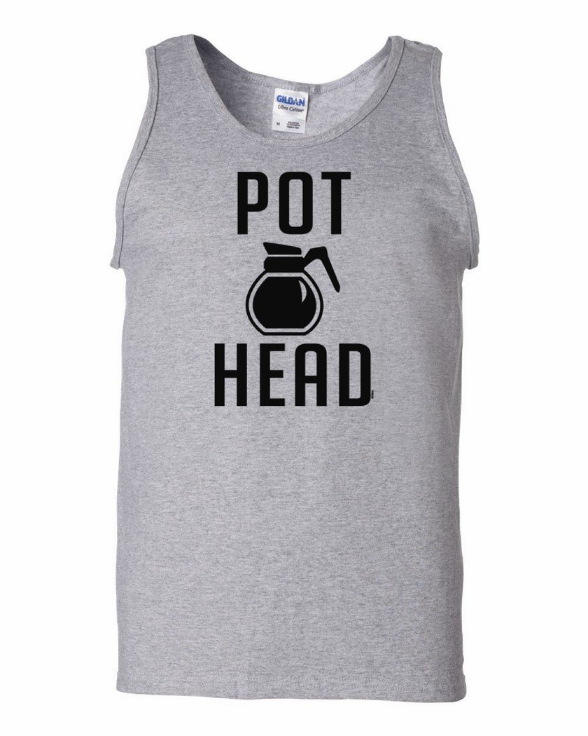 Funny Coffee Lover Tank Top - Morning Brew Workout Shirt for Cappuccino & Wine Enthusiasts | Perfect Gift for Baristas & Gym Goers