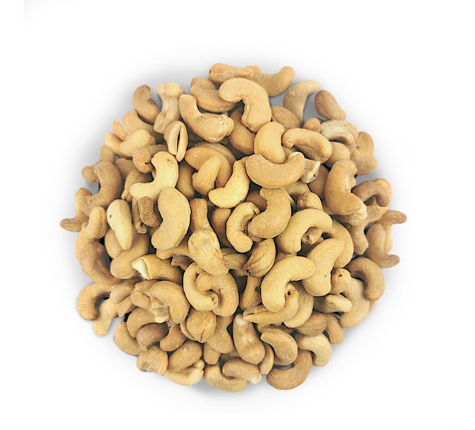Premium Roasted & Salted Whole Cashew Nuts 1kg (2.2lb) - Sunburst Snacks - Keto Friendly, Vegan Snack for Parties, Gifts & Healthy On-the-Go Nutrition