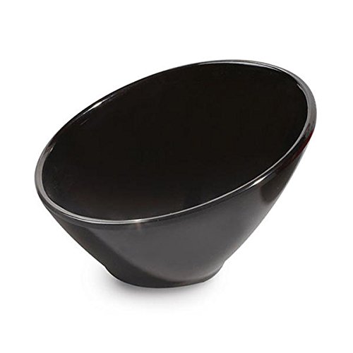 G.E.T. B-783-BK Black Angled Cascading Serving Bowl for Rice, Snacks & Desserts – 3 oz (2.25