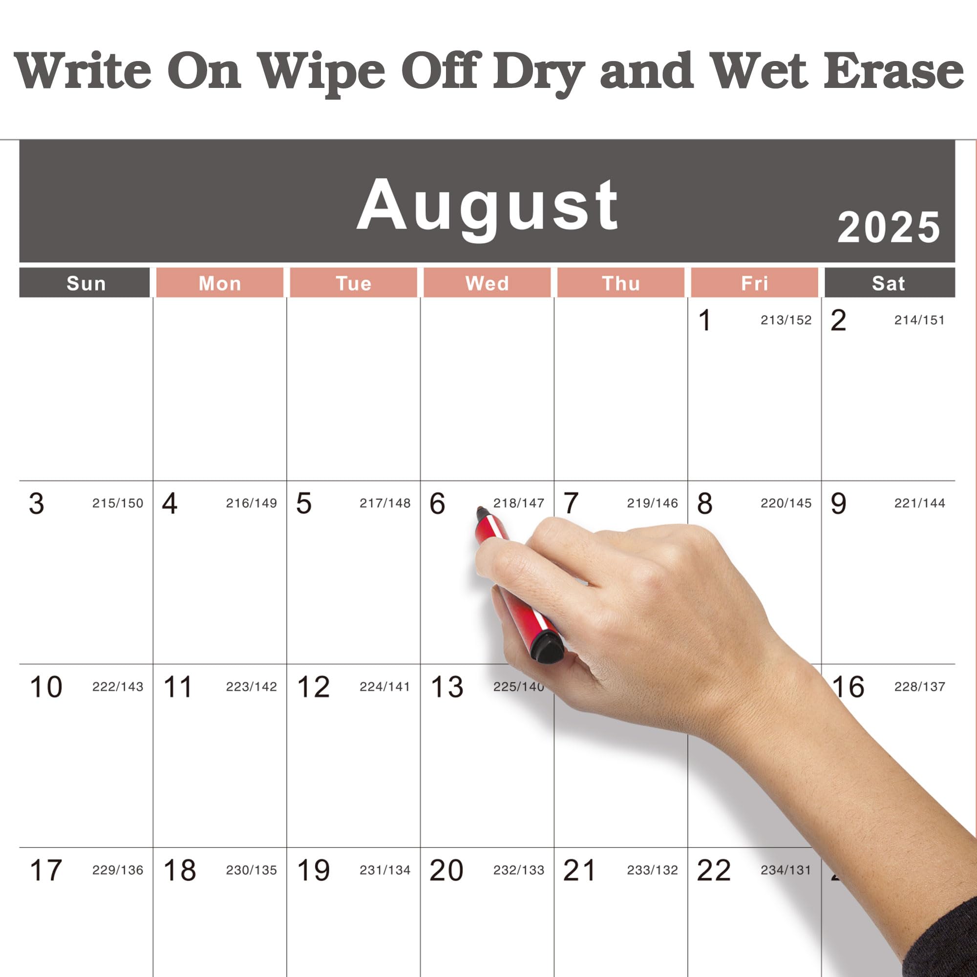 2025-2026 Yearly Wall Calendar & Planner - Large 34.7