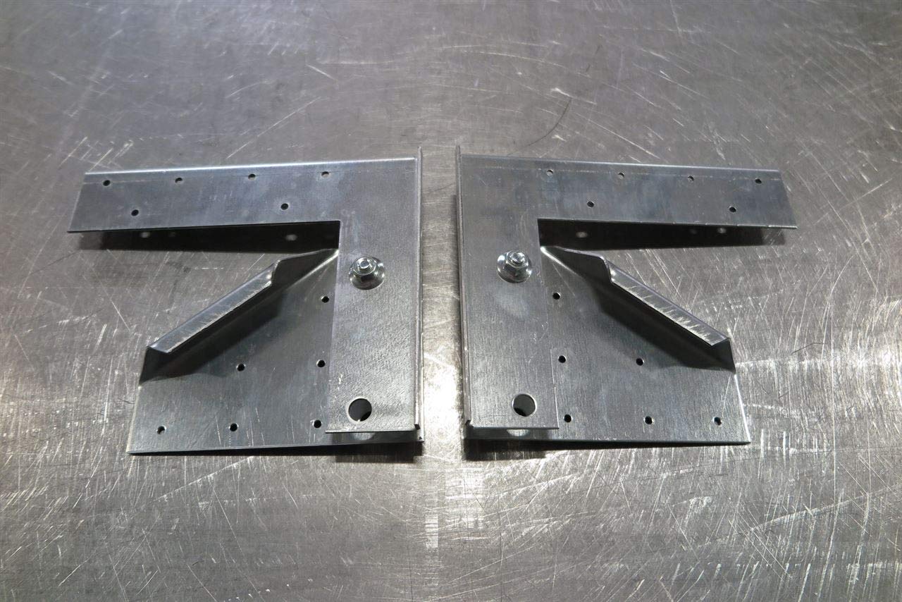 Standard Hinge Kit for Exhaust Fan Roof Curbs - Durable HVAC Access Panel Hinges for Commercial & Industrial Ventilation Systems - Perfect for Easy Maintenance & Roof Curb Installations