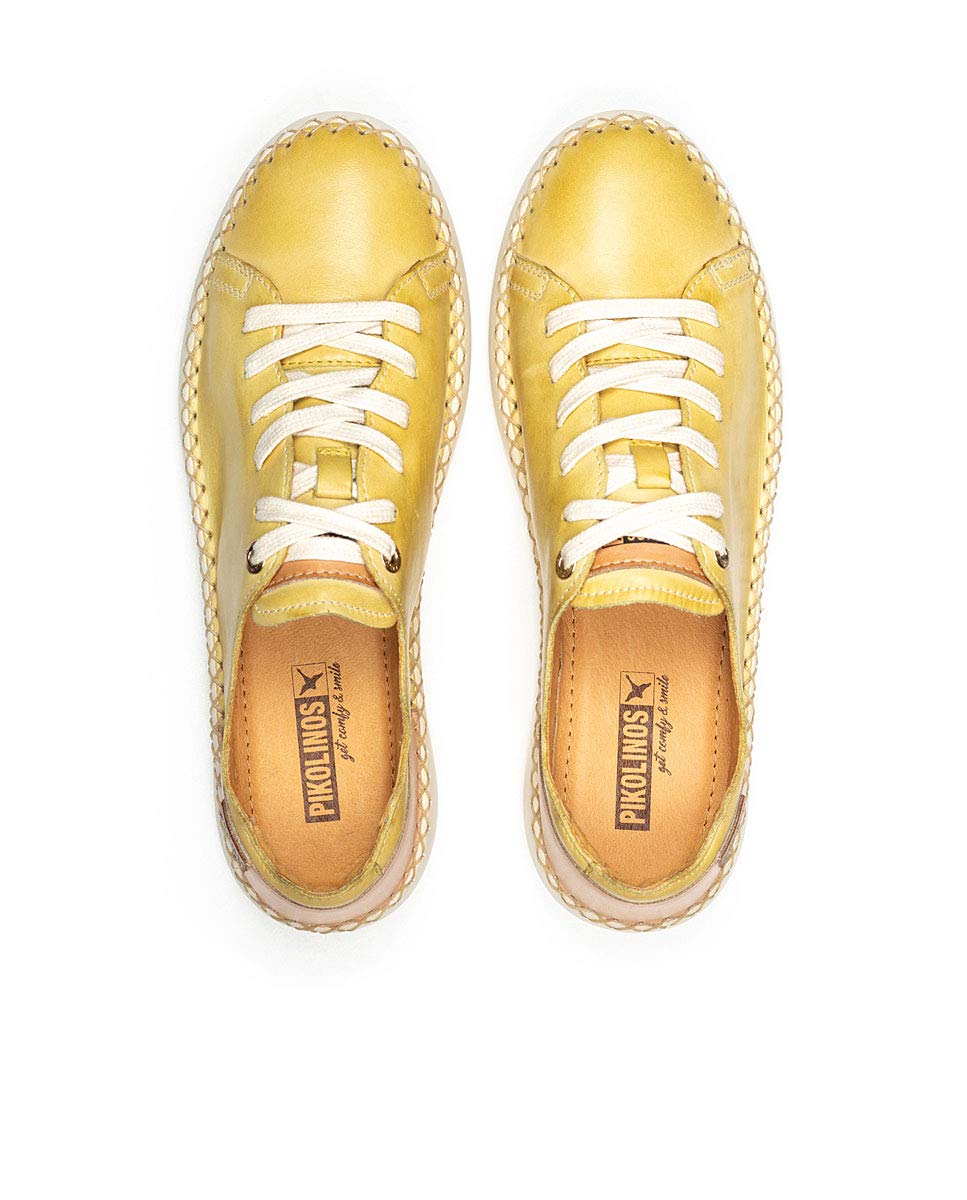 PIKOLINOS Women's Leather Sneakers - Comfortable & Stylish Walking Shoes for Casual Outings & Everyday Wear
