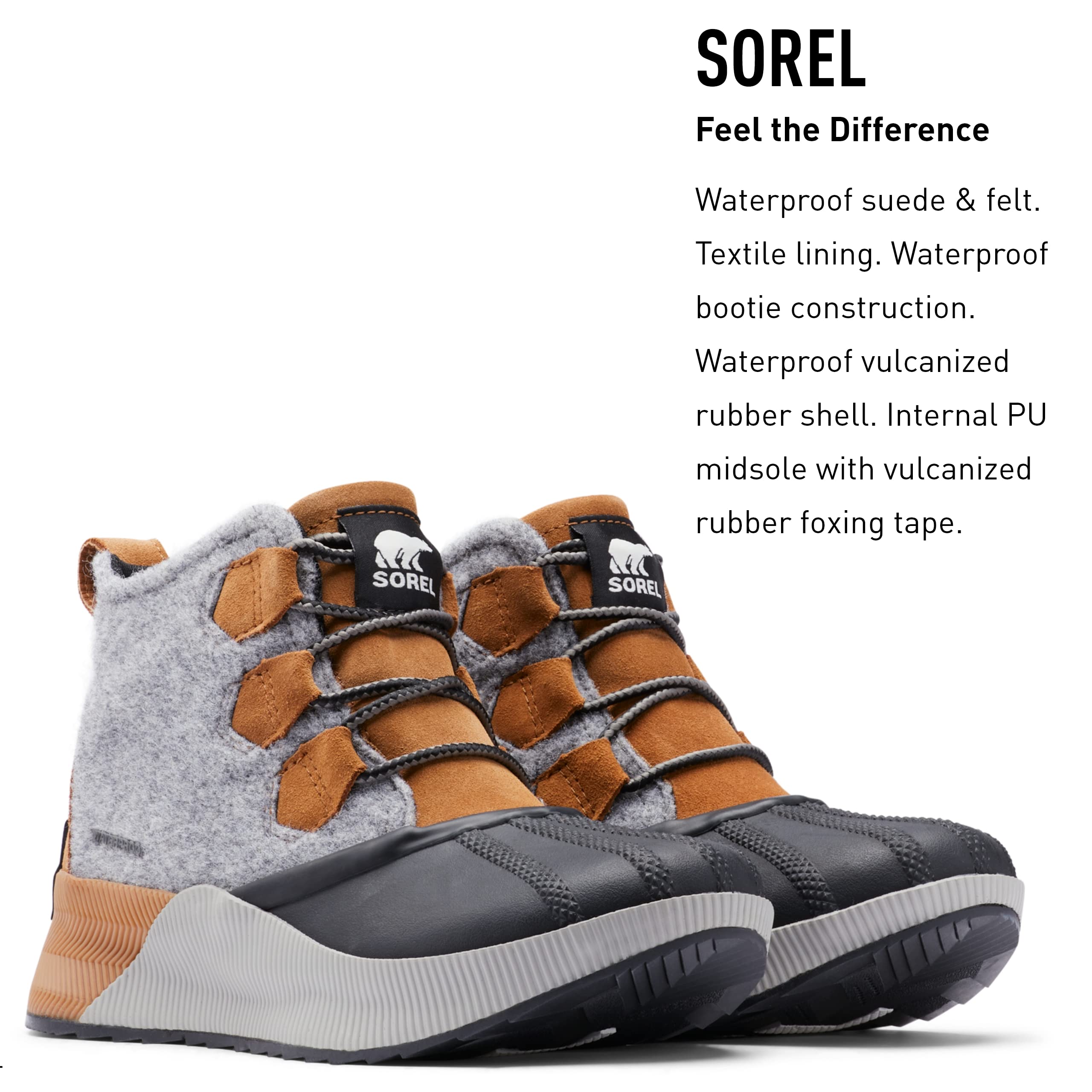 Sorel Women's Out N About III Waterproof Low Sneaker - Comfortable Walking Shoes for Hiking, Travel & Outdoor Activities