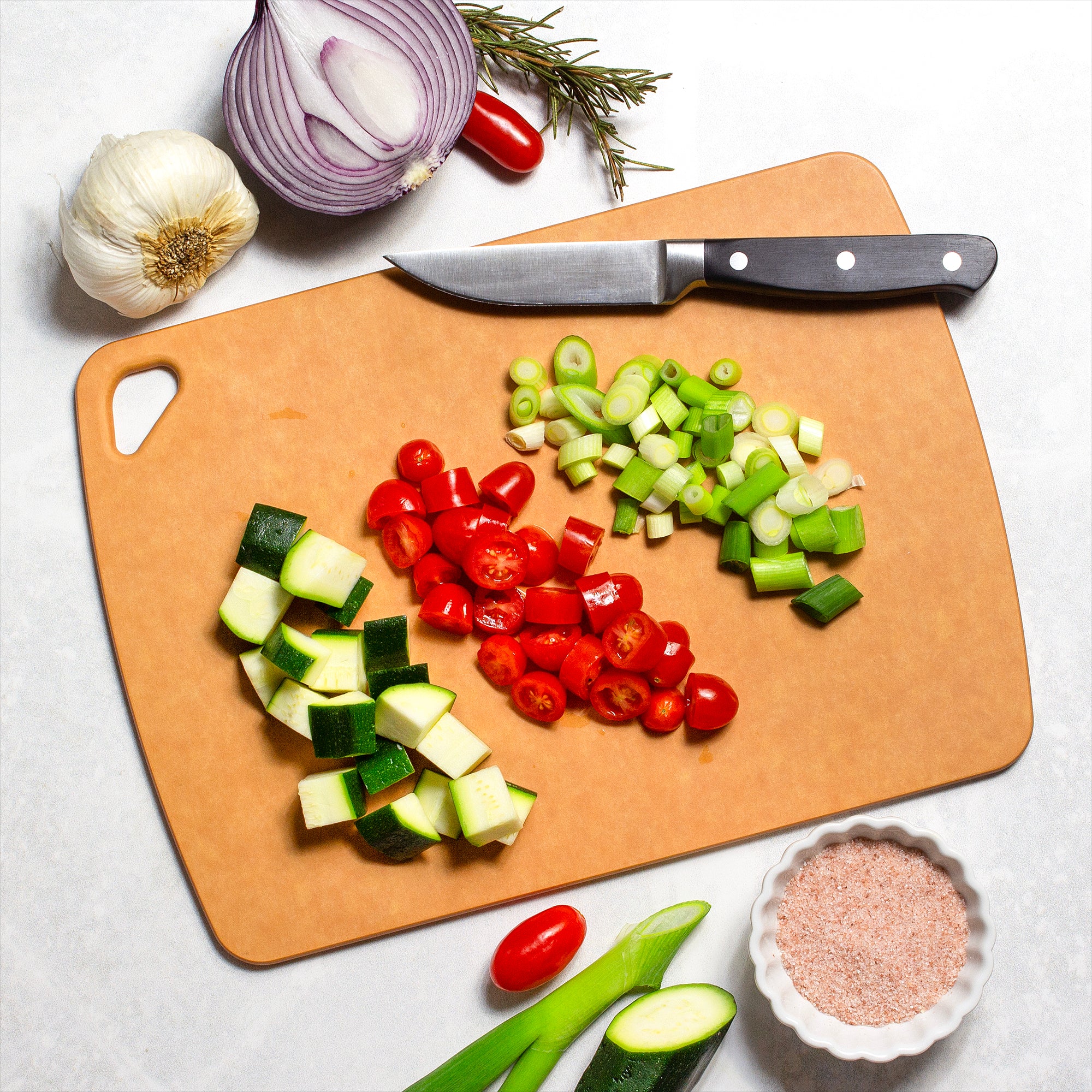 Premium Vellum® Wood Fiber Cutting Board - Eco-Friendly, Durable & Knife-Friendly for Kitchen, Charcuterie & Serving - Perfect for Home Chefs & Entertaining