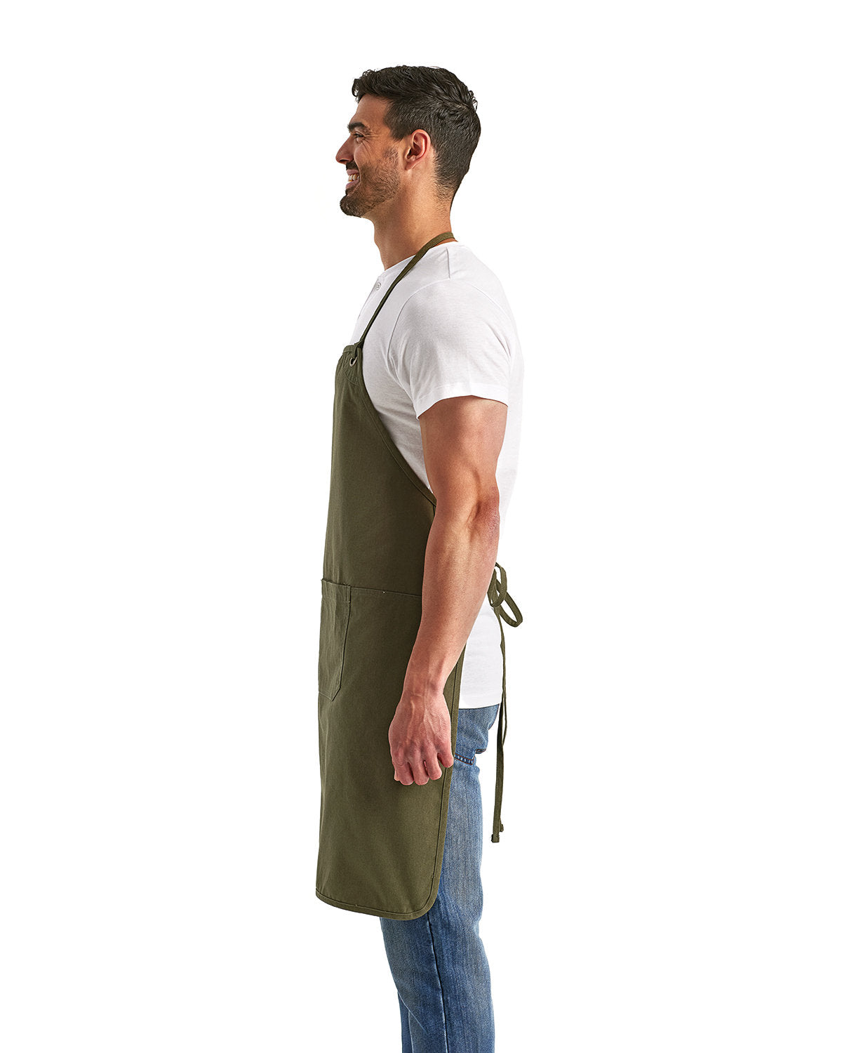 Reprime RP181 Unisex Canvas Apron - Durable & Stylish Artisan Apron for Cooking, Baking, Woodworking & DIY Crafts - Adjustable Straps & Multiple Pockets