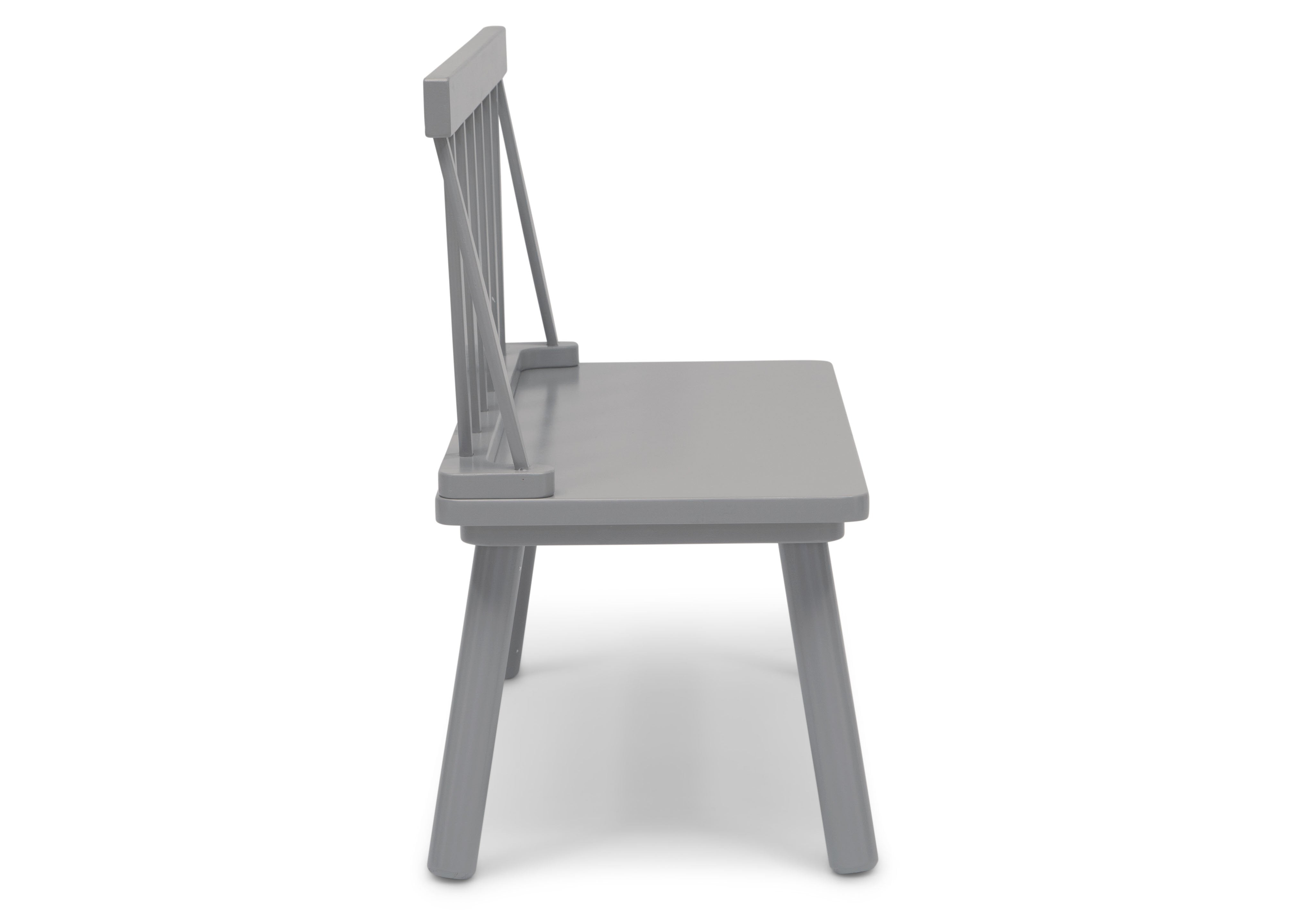 Kids Wooden Windsor Bench - Solid Wood Children's Chair for Playroom, Nursery & Bedroom - Perfect for Reading, Drawing & Relaxing