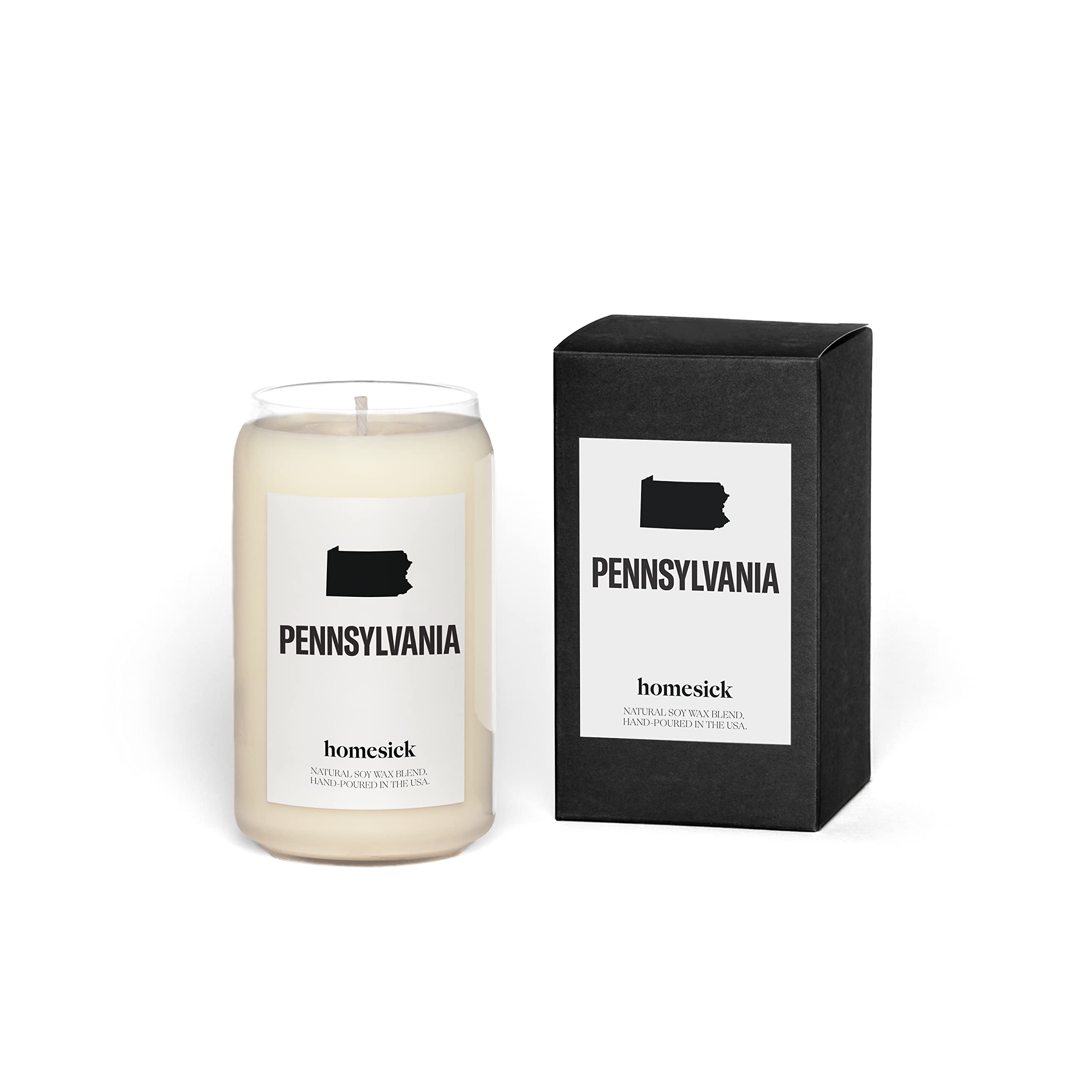 Premium Pennsylvania Scented Candle - Butter, Rum & Chocolate Aroma | 13.75 oz Natural Soy Blend Candle | 60-80 Hour Burn Time | Home Decor & Relaxing Aromatherapy | Perfect for Cozy Evenings, Stress Relief & Romantic Ambiance