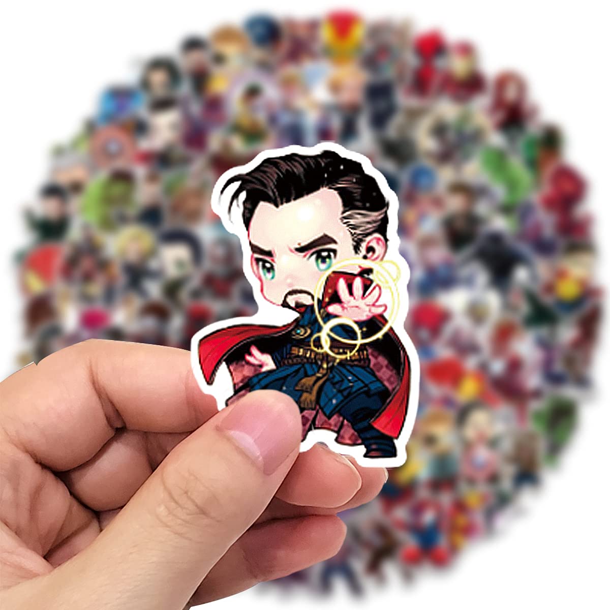 100Pcs Superhero Stickers for Teens - Avengers Decals, Waterproof Vinyl Stickers for Laptop, Water Bottle, Car, Cup, Computer, Guitar, Skateboard, Luggage, Bike - Perfect Gift for Kids & Teens - Great for School Supplies, DIY Crafts, and Room Decor
