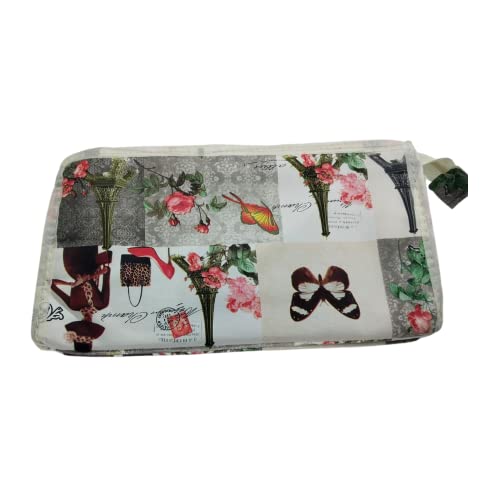 Saiesh Women's Cosmetic Bag - PU Leather Waterproof Makeup Organizer with Zipper, Cute Toiletry Pouch for Travel & Daily Use | Perfect Gift for Girls & Women