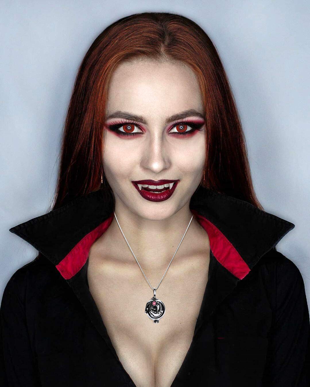 BUUFAN 3PCS Vampire Diaries Jewelry Set - Elena's Vervain Necklace, Katherine's Daywalking Charm & Damon's Ring - TVD Fan Gifts for Cosplay, Halloween & Collectors