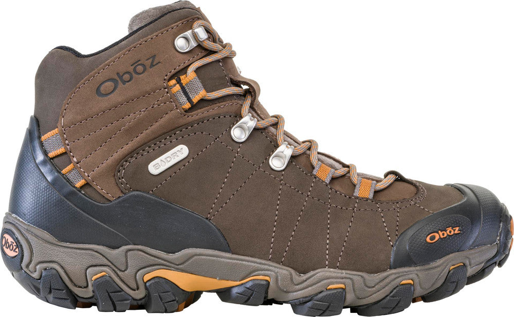 Bridger Mid Waterproof Hiking Boots for Men - Durable & Comfortable Outdoor Footwear for Trekking, Camping & Trail Adventures