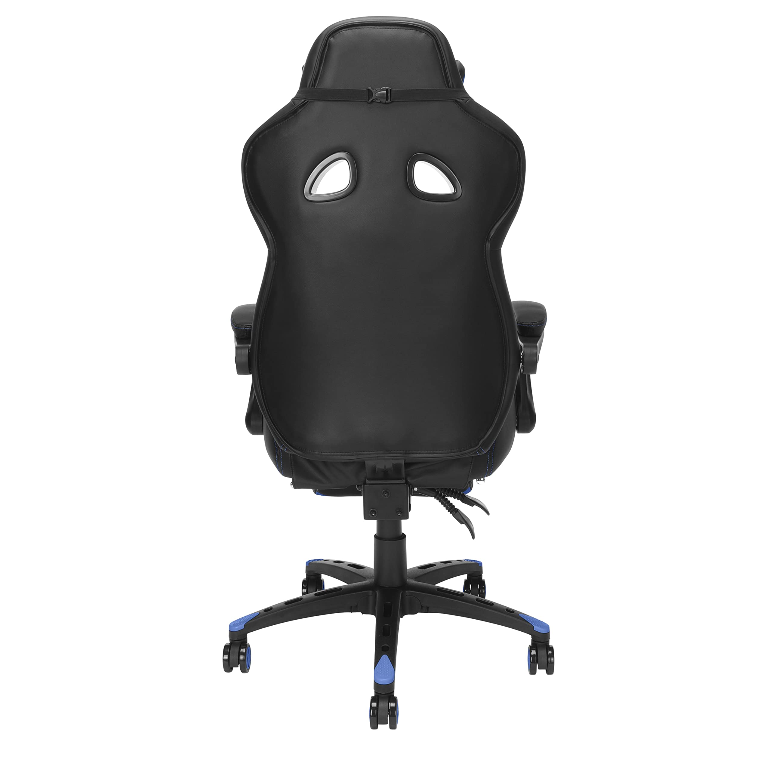 RESPAWN 110 Ergonomic Gaming Chair with Footrest - Racing Style High Back Office Chair with 360 Swivel, Adjustable Lumbar Support & Headrest Pillow - Perfect for PC Gaming, Home Office & Streaming Setup (2021 Blue)