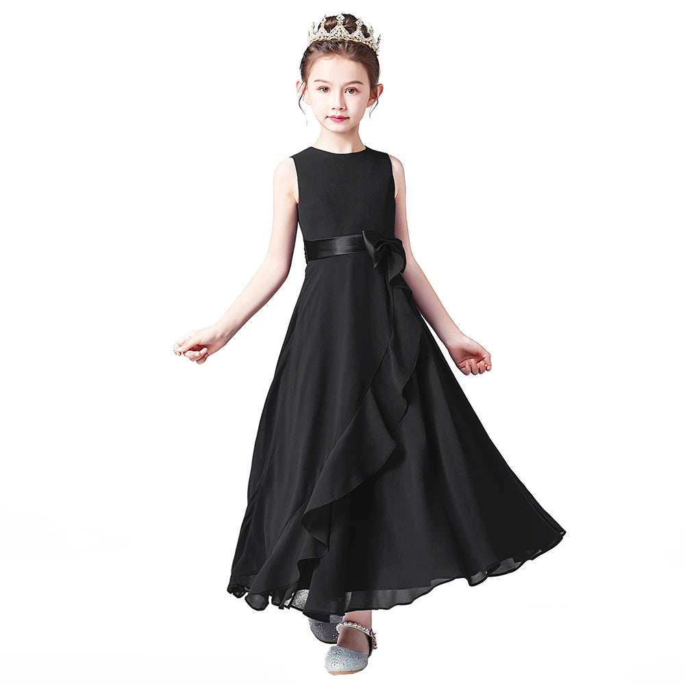 Junior Bridesmaid Dresses for Teens - Ankle-Length Flower Girl Gowns for Wedding Party & Special Occasions | Perfect for Church Ceremonies, Birthday Celebrations & Formal Events