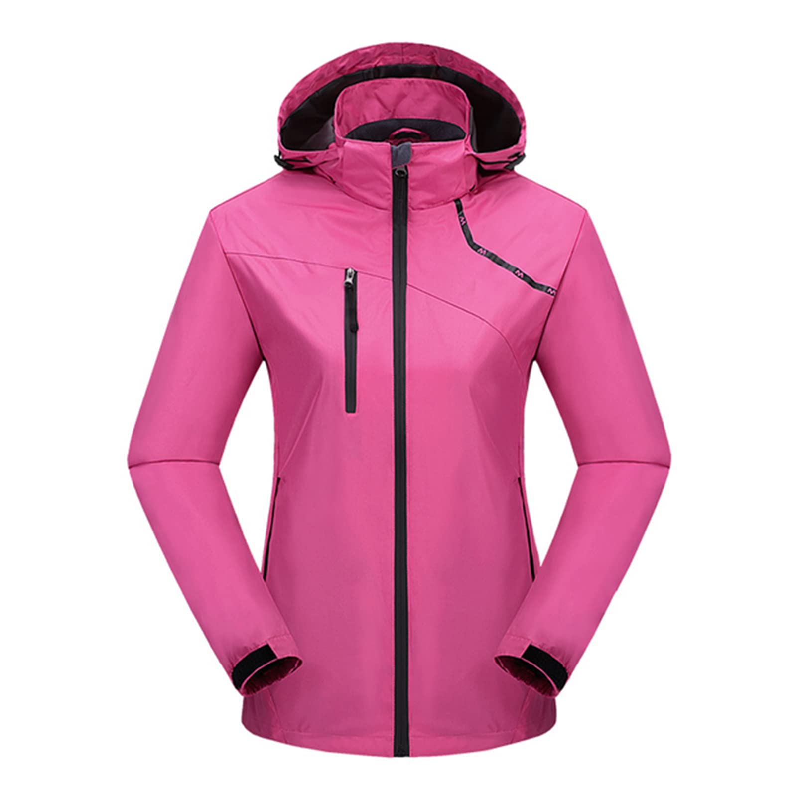 Women's Waterproof Hiking Jacket - Windproof Softshell Rain Coat for Camping, Trekking & Outdoor Activities | Oversized Outerwear for Hiking, Climbing & Adventure Travel