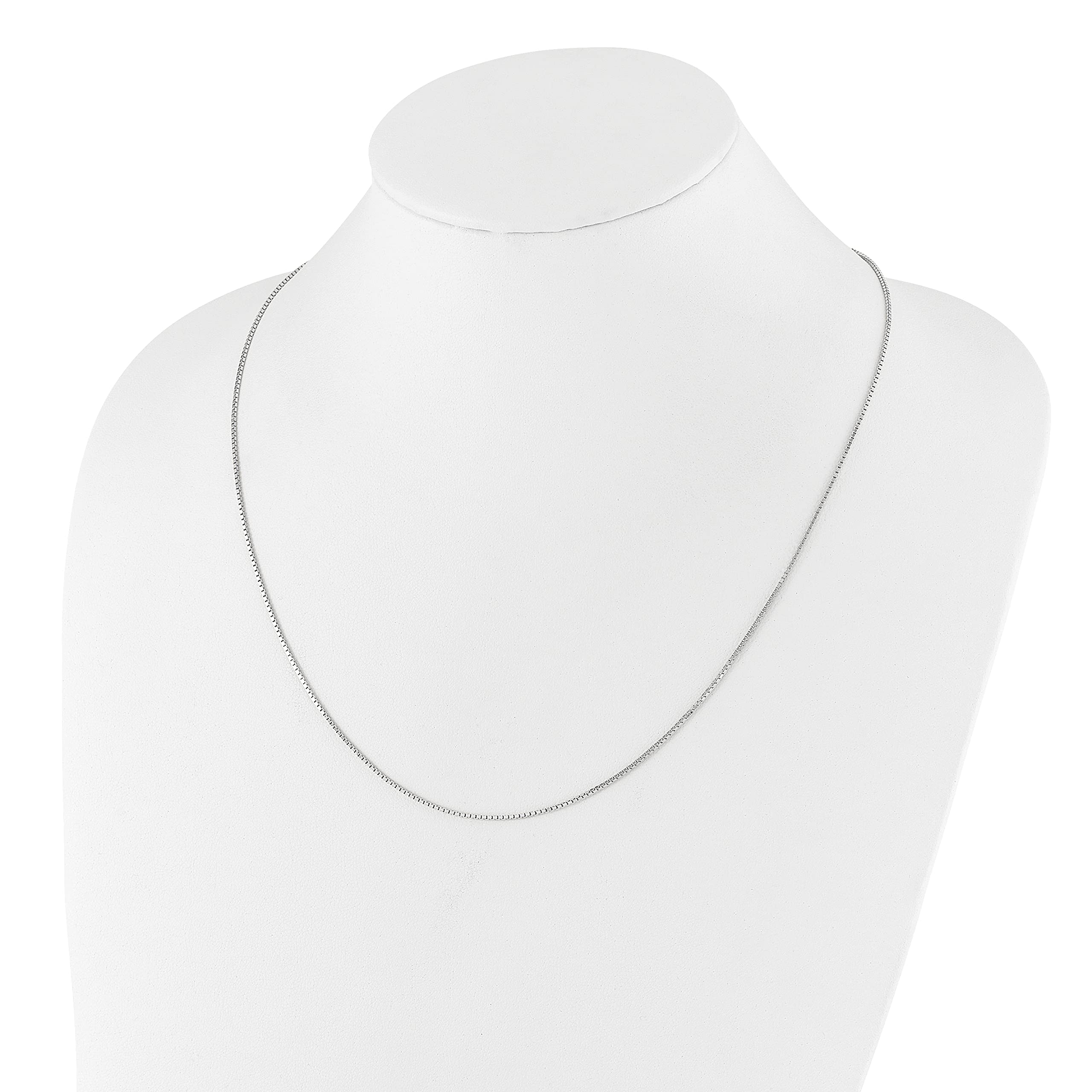 Sterling Silver Adjustable Box Chain Necklace for Women & Men - Durable 925 Silver Jewelry Gift for Everyday Wear, Layering & Special Occasions