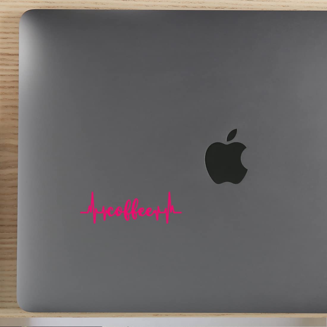 Premium Waterproof Vinyl Decal Stickers Set of 2 - Coffee Heartbeat Addicted Design for Laptop, Phone, Helmet, Car, Mug & Home Decor - Perfect for Coffee Lovers & Office/College Gifts