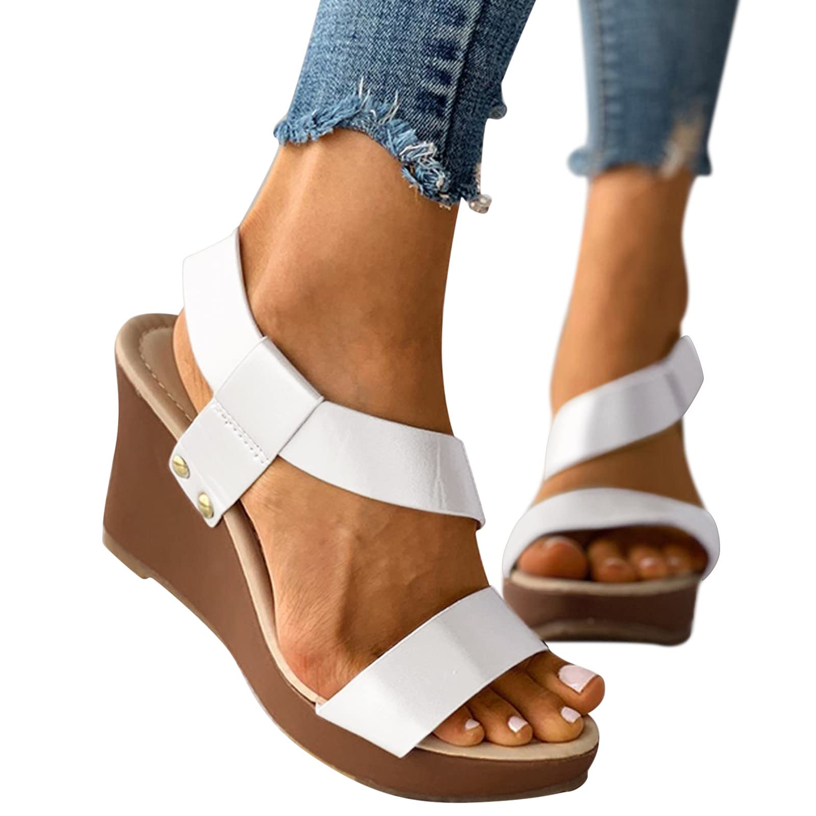Women's Platform Wedge Sandals - Mini Boots & Heeled Beach Shoes for Women | Comfortable & Stylish Summer Footwear for Outdoors, Parties, and Casual Wear