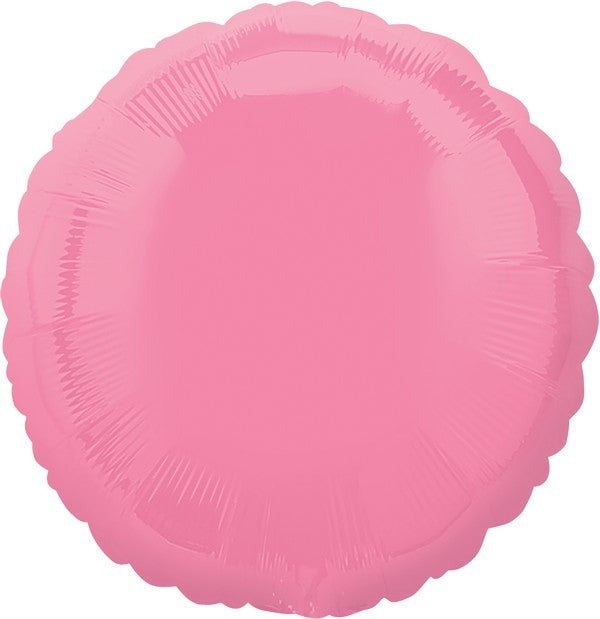 45cm Standard Circle HX Bright Bubble Gum Pink Balloon - Perfect for Birthday Parties, Baby Showers & Wedding Decorations