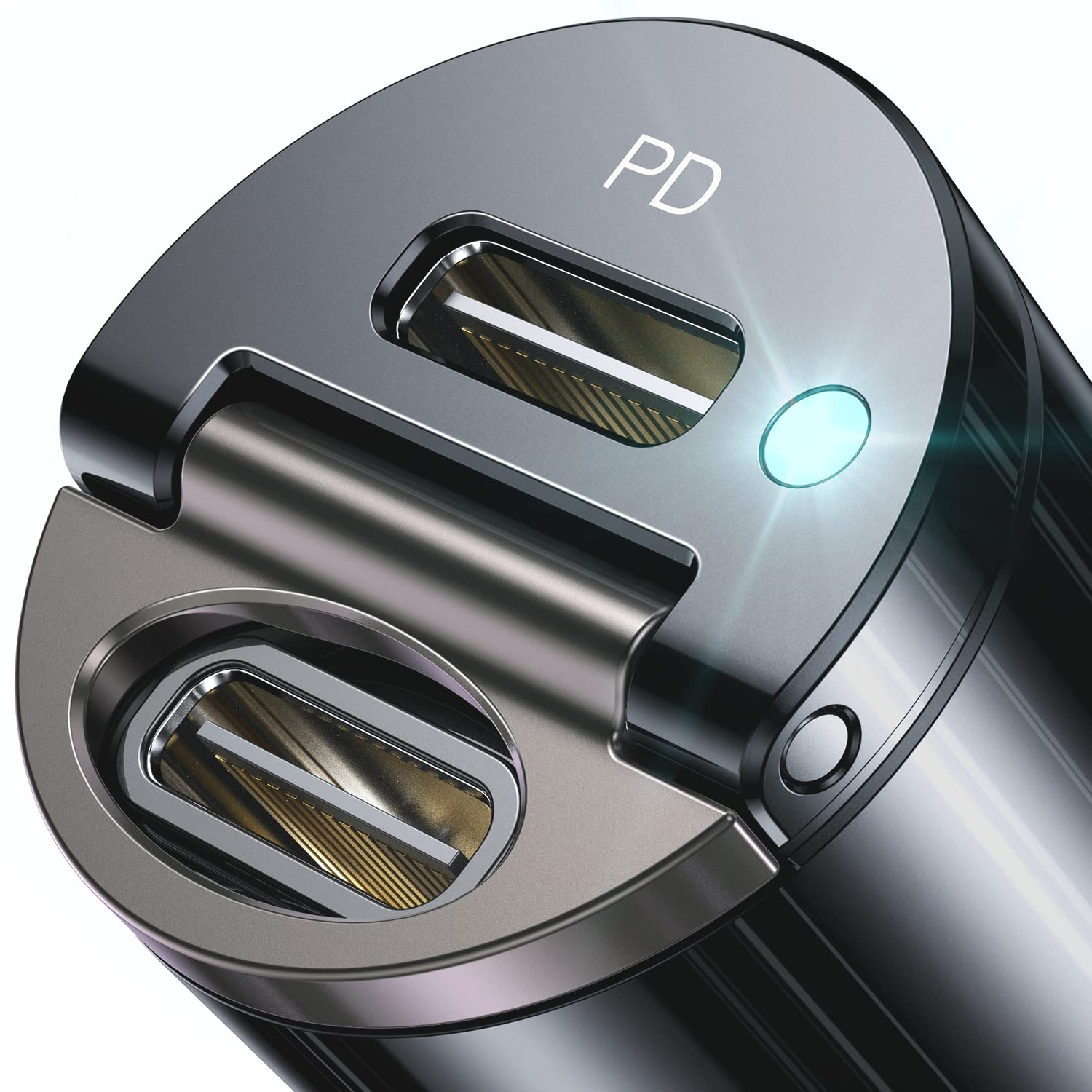 AINOPE 72W USB C Car Charger Fast Charging Adapter with PD & QC3.0 - Dual Port Cigarette Lighter Charger for iPhone 16/15/14/13 Pro Max, Samsung Galaxy S23/S22, Google Pixel, iPad Pro - Perfect for Road Trips & Long Commutes